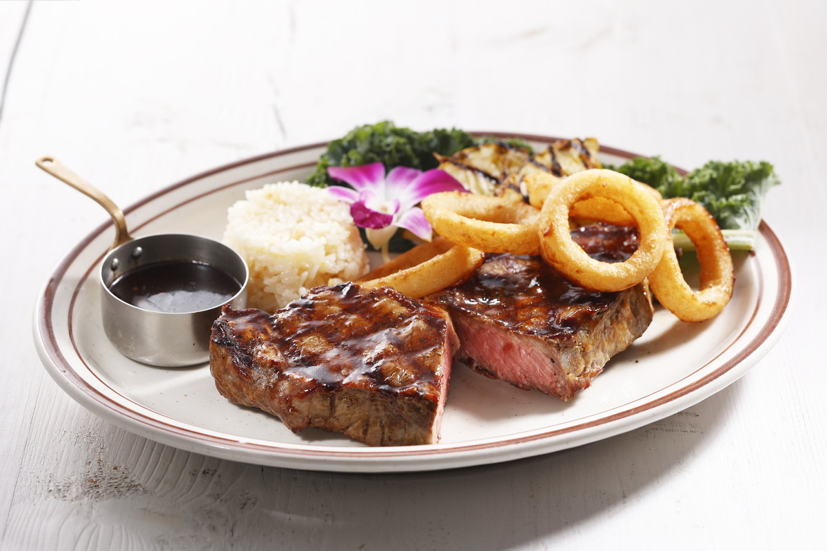 ハワイアン1ポンドTERIYAKIアンガスステーキ