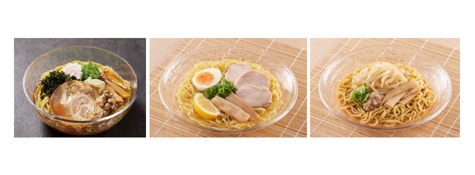 ローソン、札幌/函館/旭川の人気ラーメン店監修の冷しラーメン3品