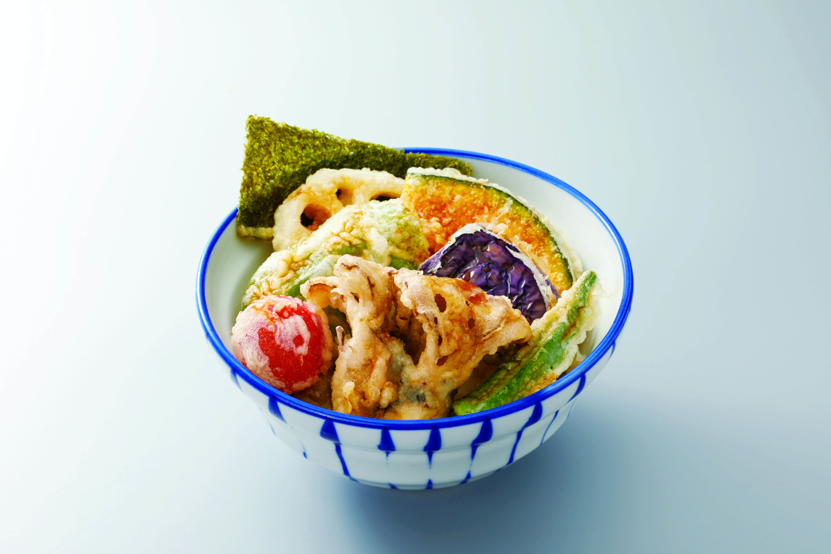 「野菜天丼」