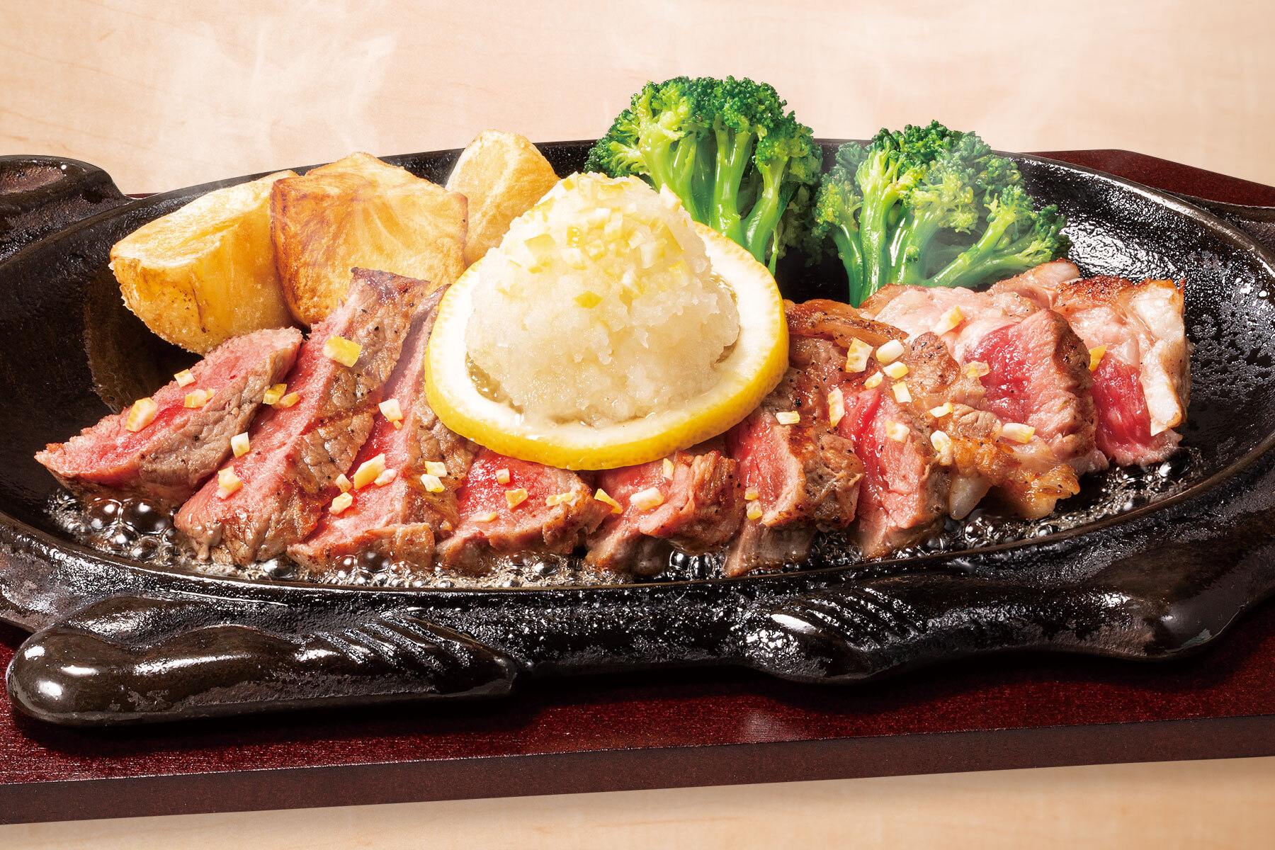 熟成サーロインカットステーキ＜150g＞～レモンみぞれおろし～