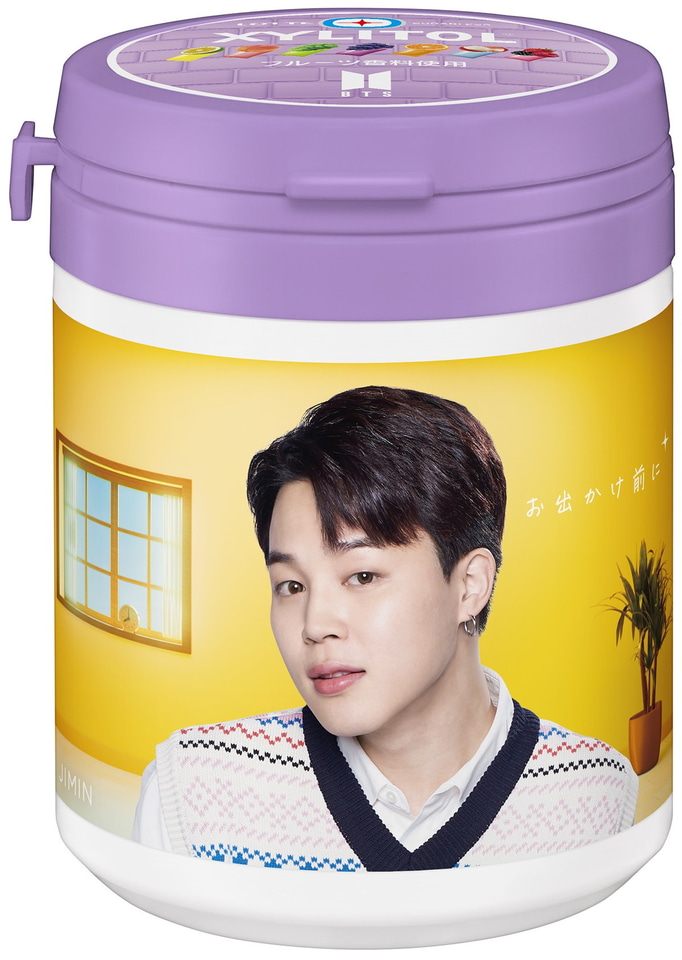 BTS キシリトールガム 7個入り BTSデザインキシリトールガムが新ビジュアルで登場