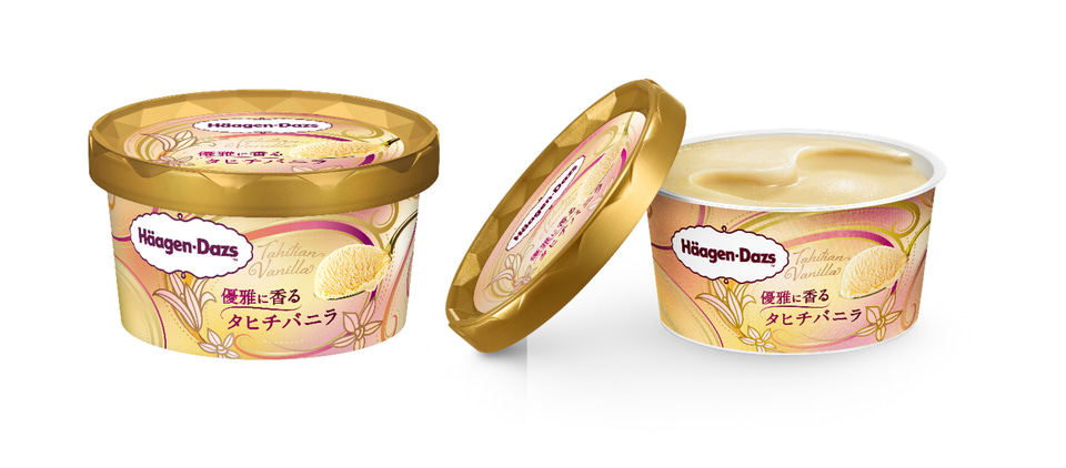 ハーゲンダッツ、希少なタヒチ産バニラを贅沢に使った「優雅に香る
