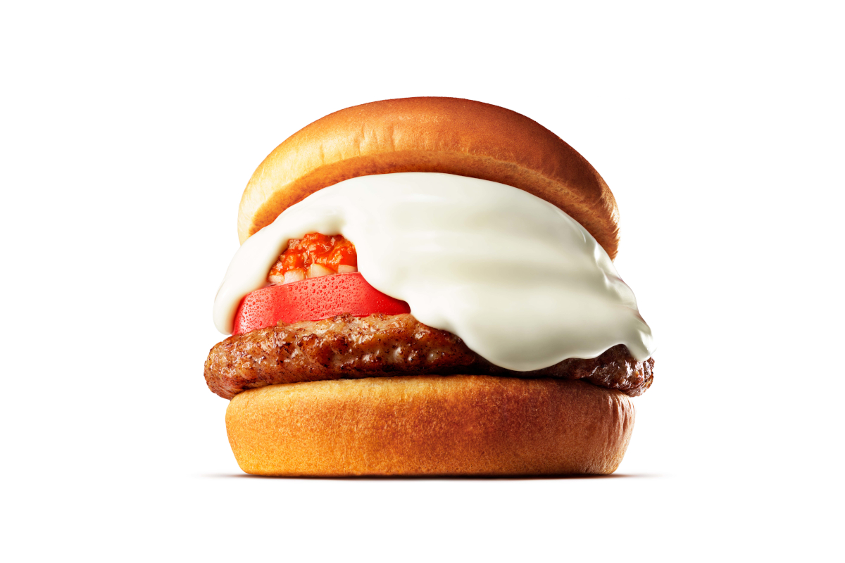 白いモスバーガー