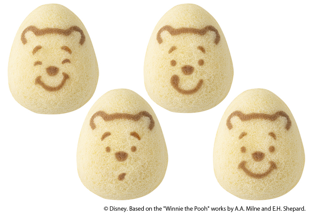 「プーさん」デザインのスポンジケーキは全4種