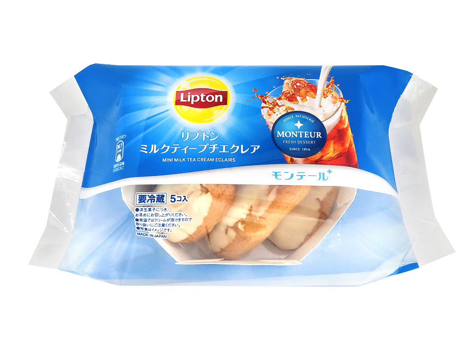 「5Pリプトン・ミルクティープチエクレア」（280円前後/沖縄のみ324円）