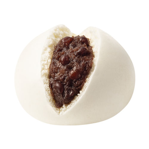 「北海道産大納言小豆のつぶあんまん」（130円）