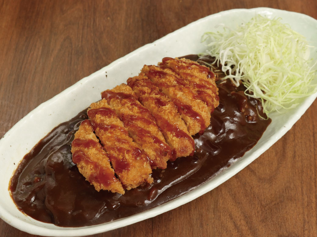「ロースカツカレー」（1350円）