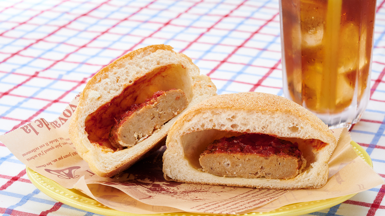 「ハンバーグマフィン」（108円）