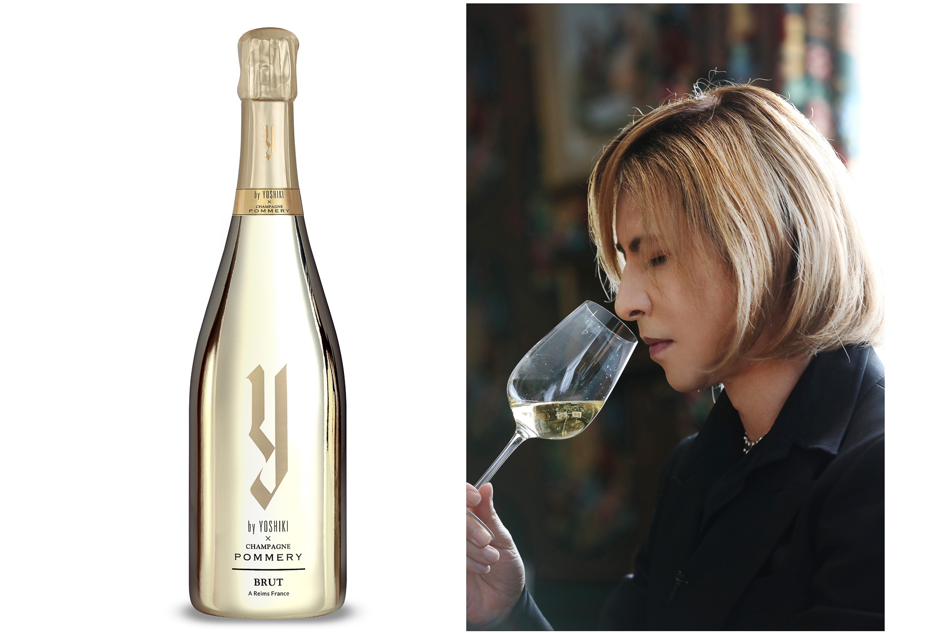 「Y by YOSHIKI×CHAMPAGNE POMMERY」が設立された