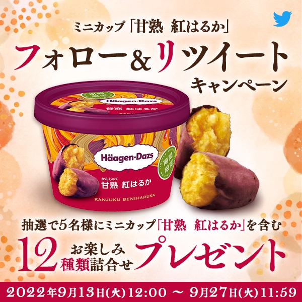 ハーゲンダッツアイスクリームが当たるフォロー＆リツイートキャンペーンを開催