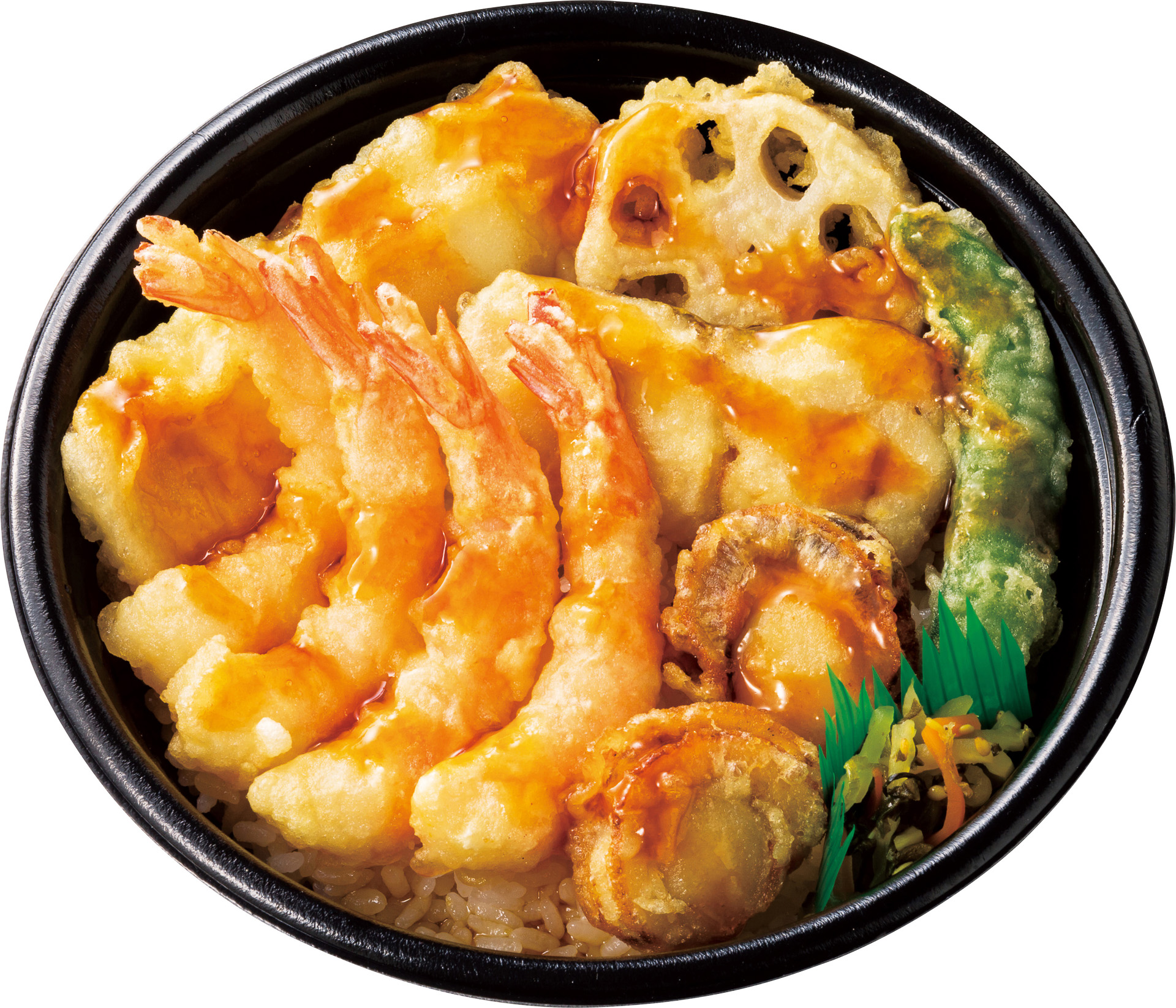 「上・海鮮天丼」（740円）