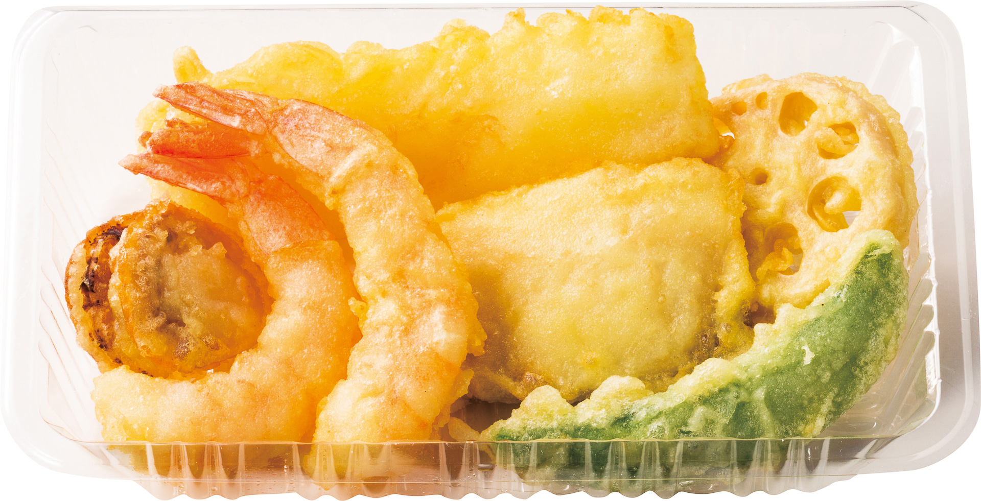 「天ぷら盛り合わせ」（490円）