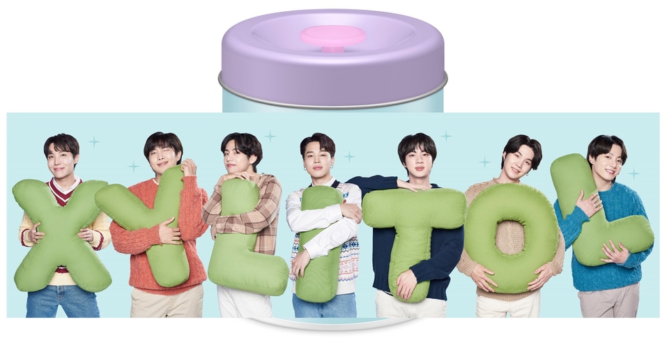 ロッテ「キシリトール×BTS プレミアム缶＜スマイルソーダ＞」発売