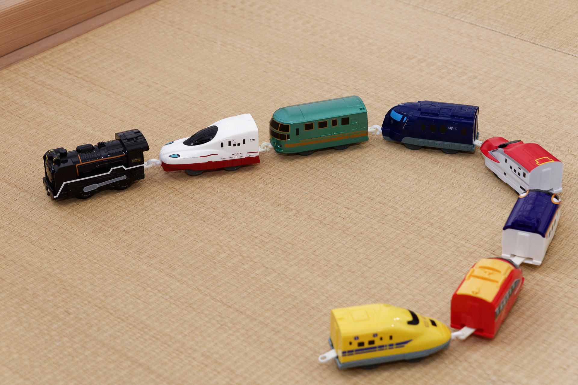 全車両を連結してみた