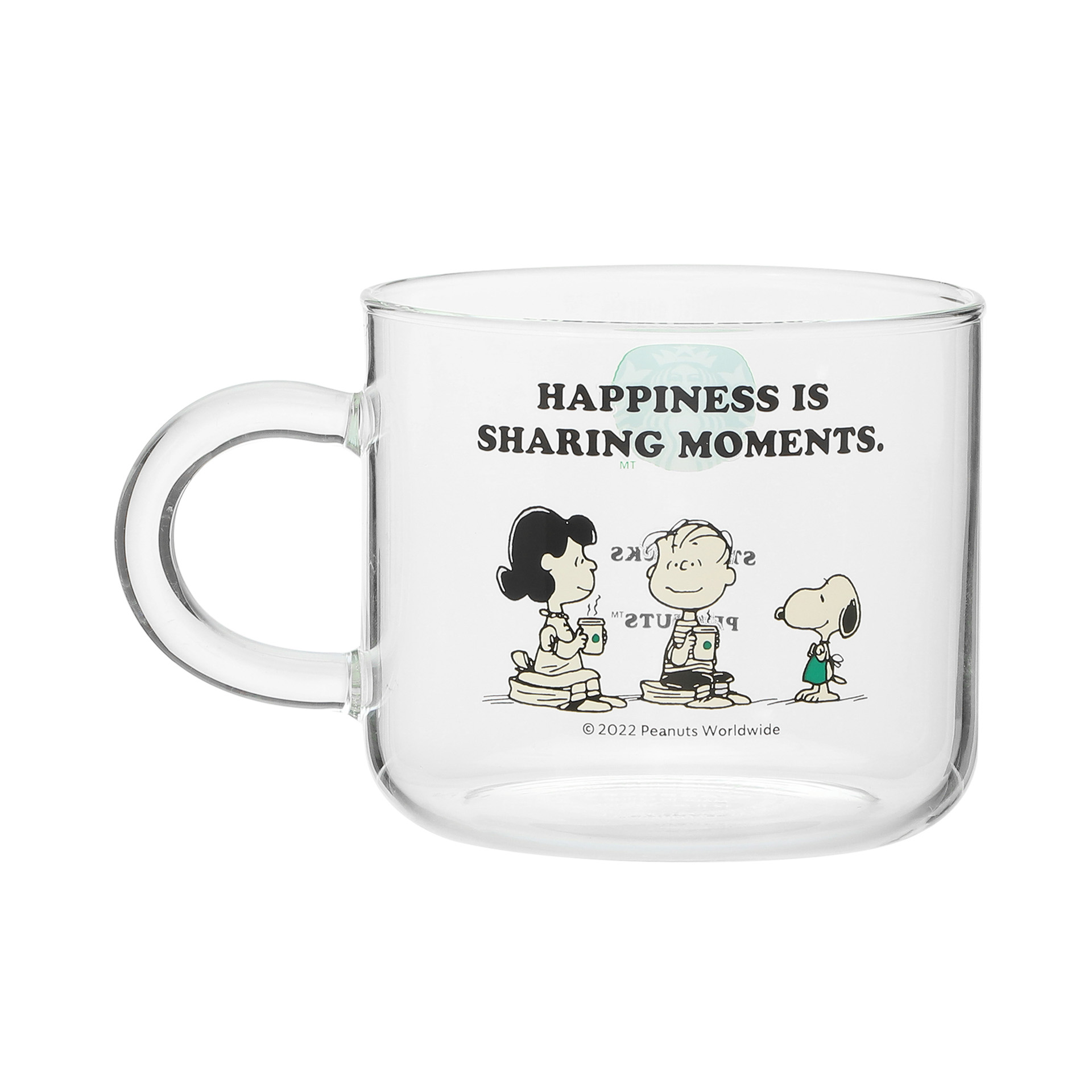 「スタッキングマグ PEANUTS 355ml グリーン/ピンク/グレー」（各2900円）