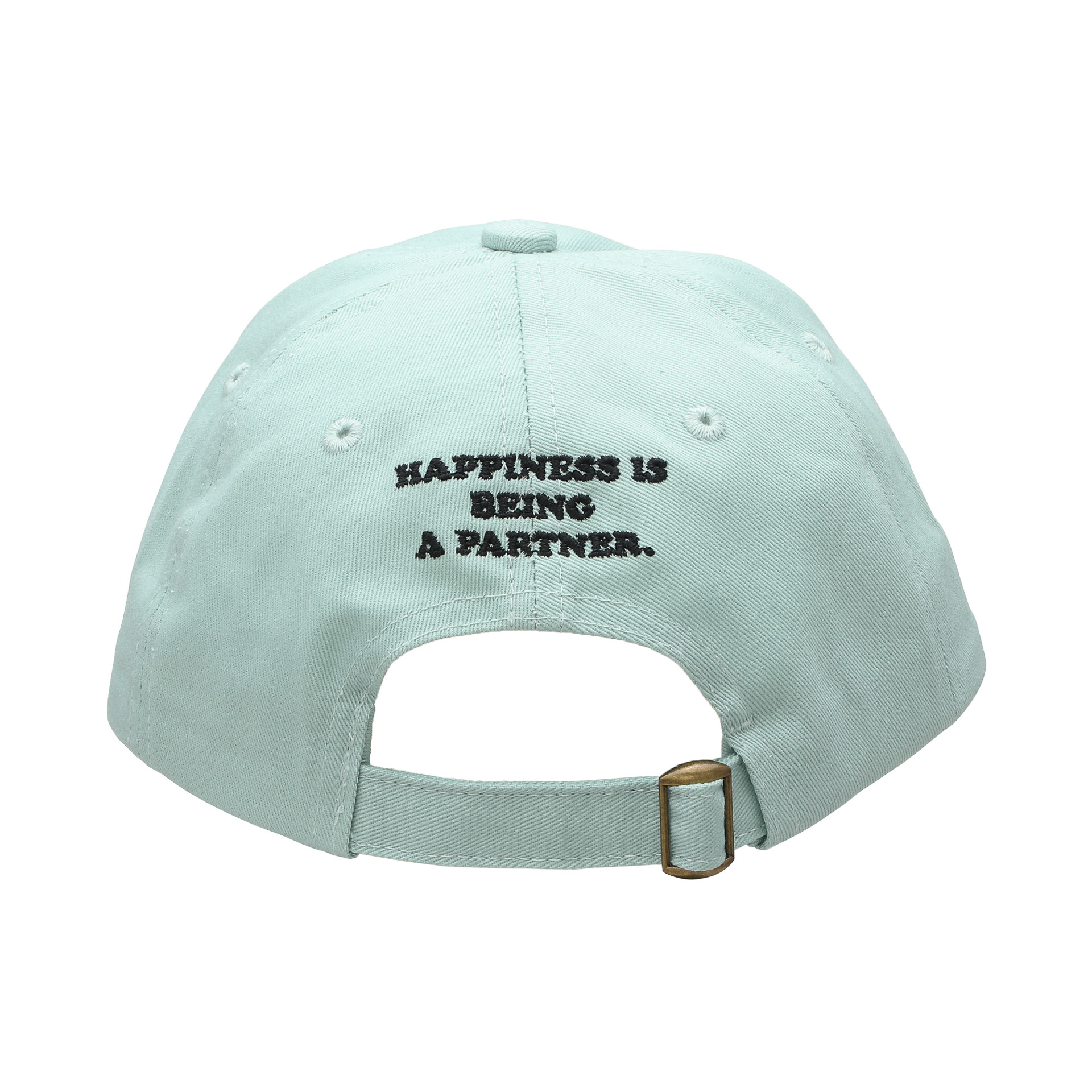 「ベースボールキャップ PEANUTS ブルー/グレー」（各3600円）