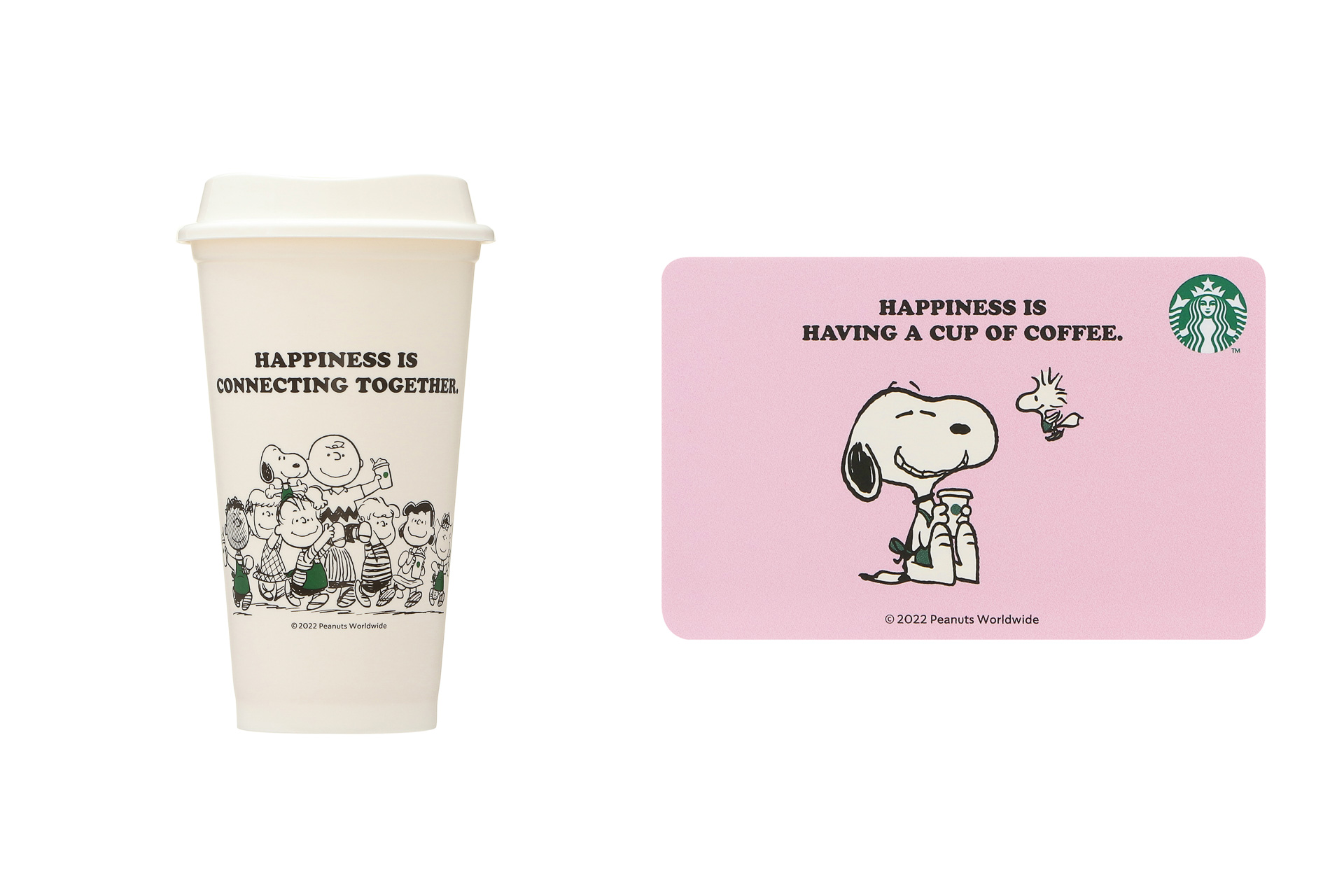 STARBUCKS×PEANUTSのコラボレーションアイテムがスターバックス店舗でも購入できる