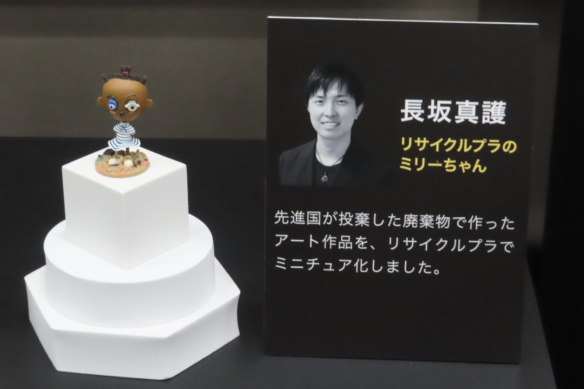 長坂真護「リサイクルプラのミリーちゃん」