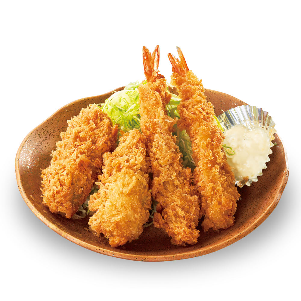 秋の海鮮フライ単品