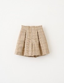 「KIDS/チェックボックスプリーツキュロットパンツ」（3289円）