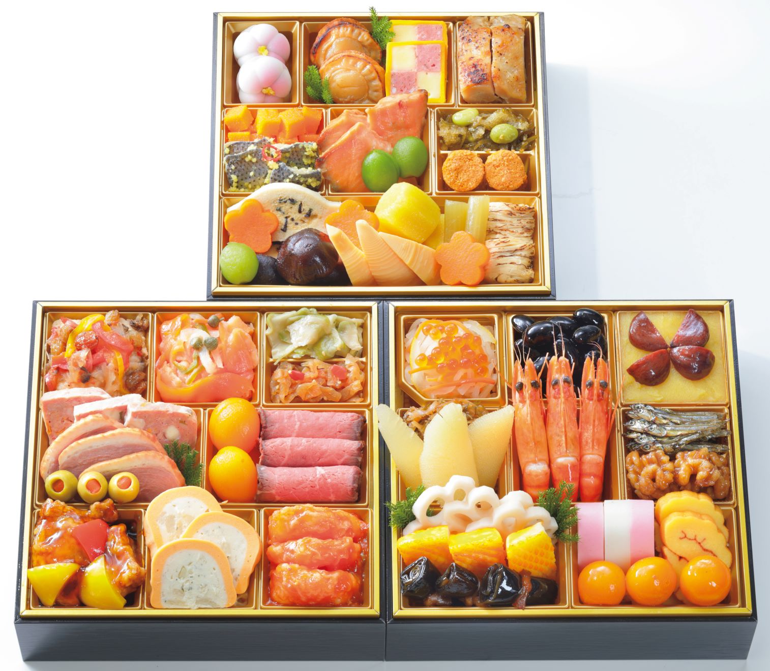 八百彦本店 おせち三段重（和洋中）