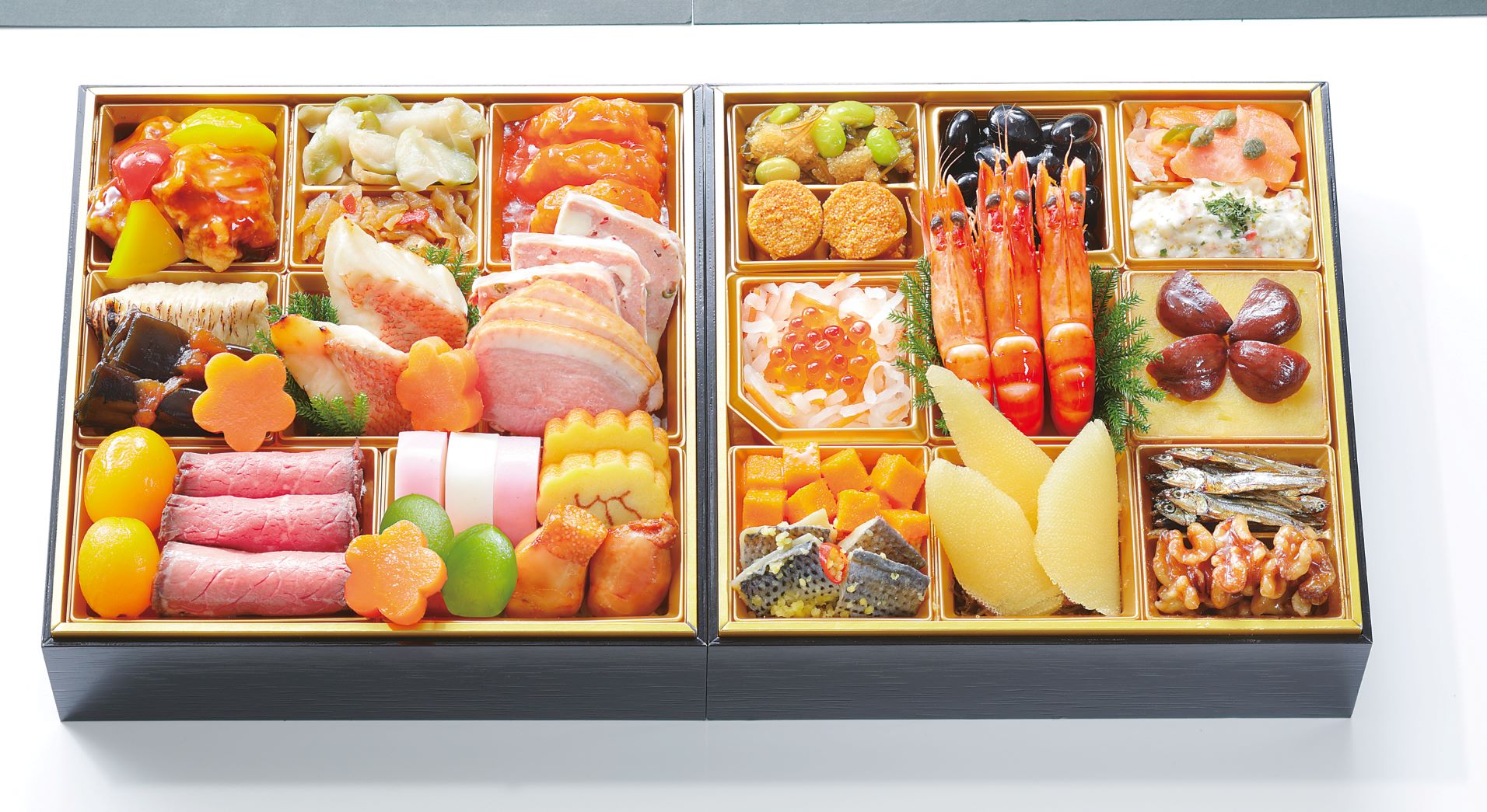 八百彦本店 おせち二段重（和洋中）