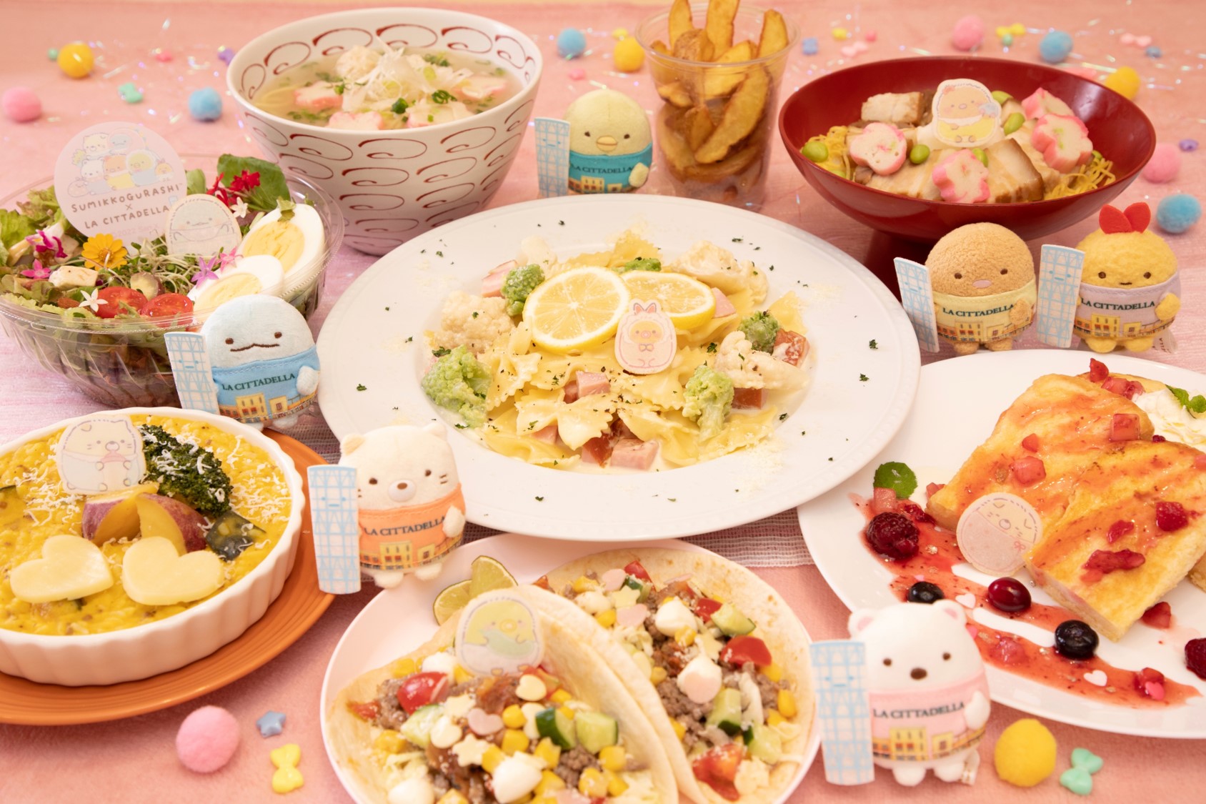 「ラ チッタデッラ」と「すみっコぐらし」のコラボイベント第2弾メニュー