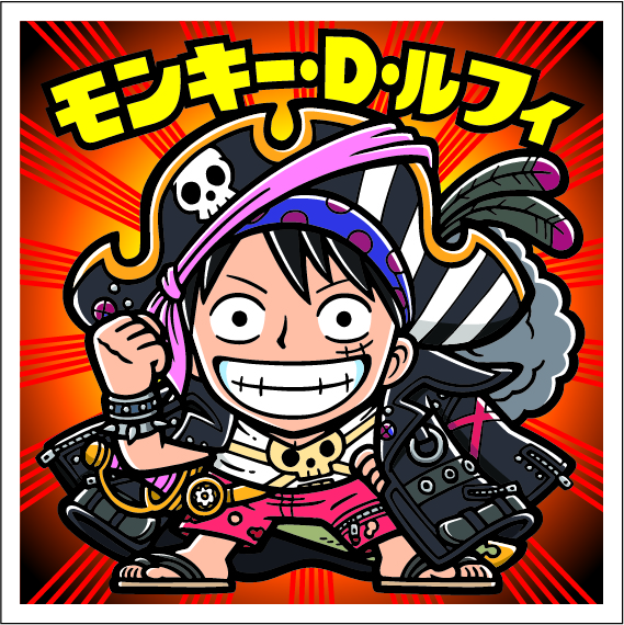 ビックリマン×ONE PIECE「ワンピースマンチョコRED」西日本