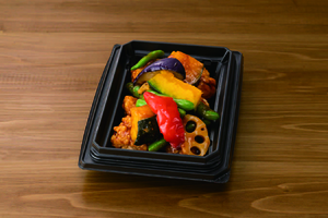 「豚と野菜のオイスターソース」（430円）