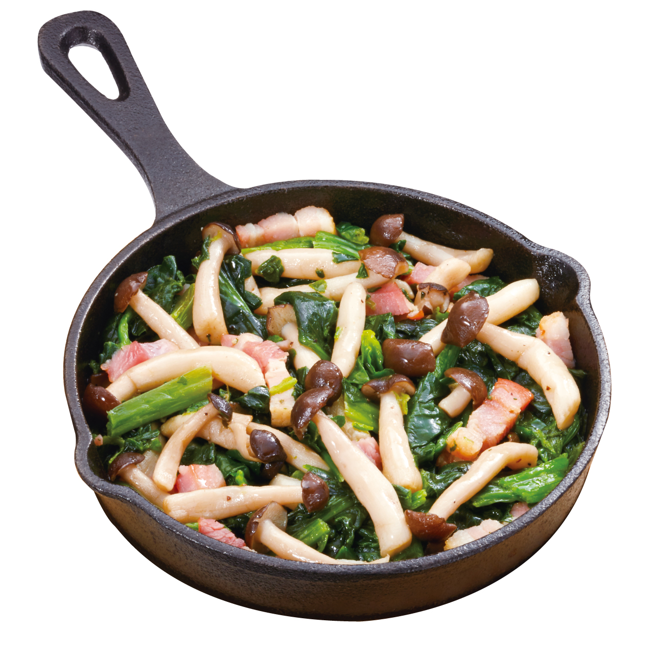 「ほうれん草としめじのグリル」（319円）