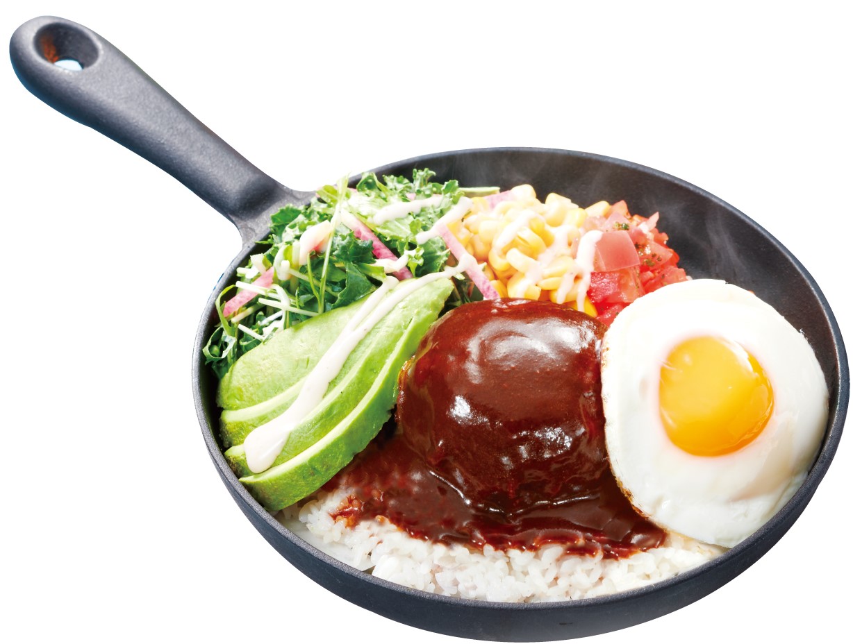 「煮込みハンバーグのガーデンロコモコ」（1199円）