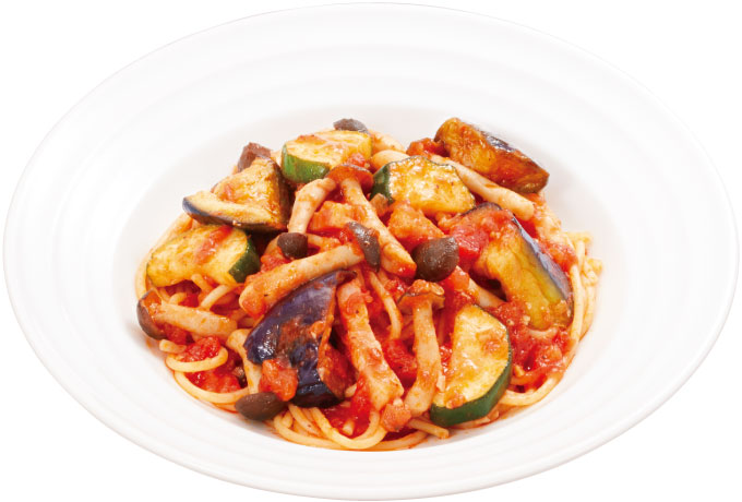 「きのことズッキーニのトマトパスタ」（759円）
