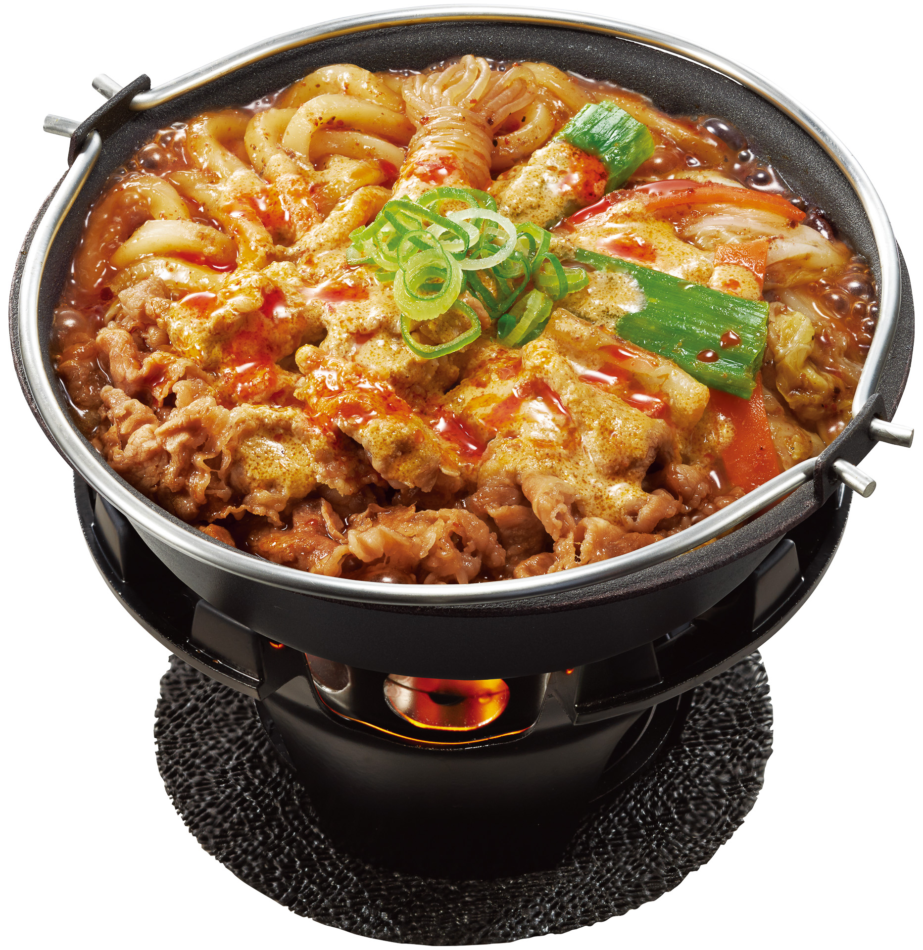 牛・麻辣火鍋定食
