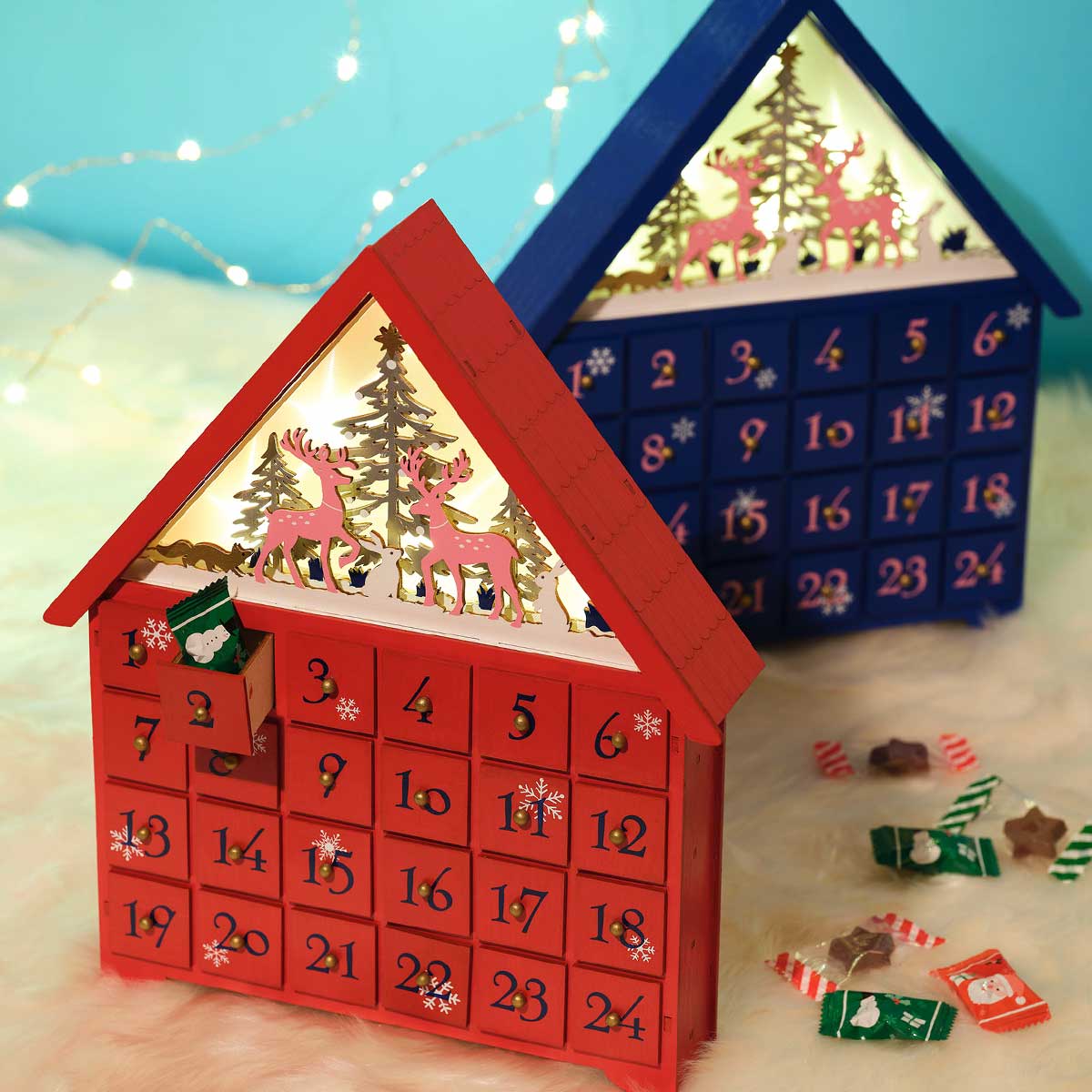 オリジナル ウッドハウスカレンダー（ライト付き）