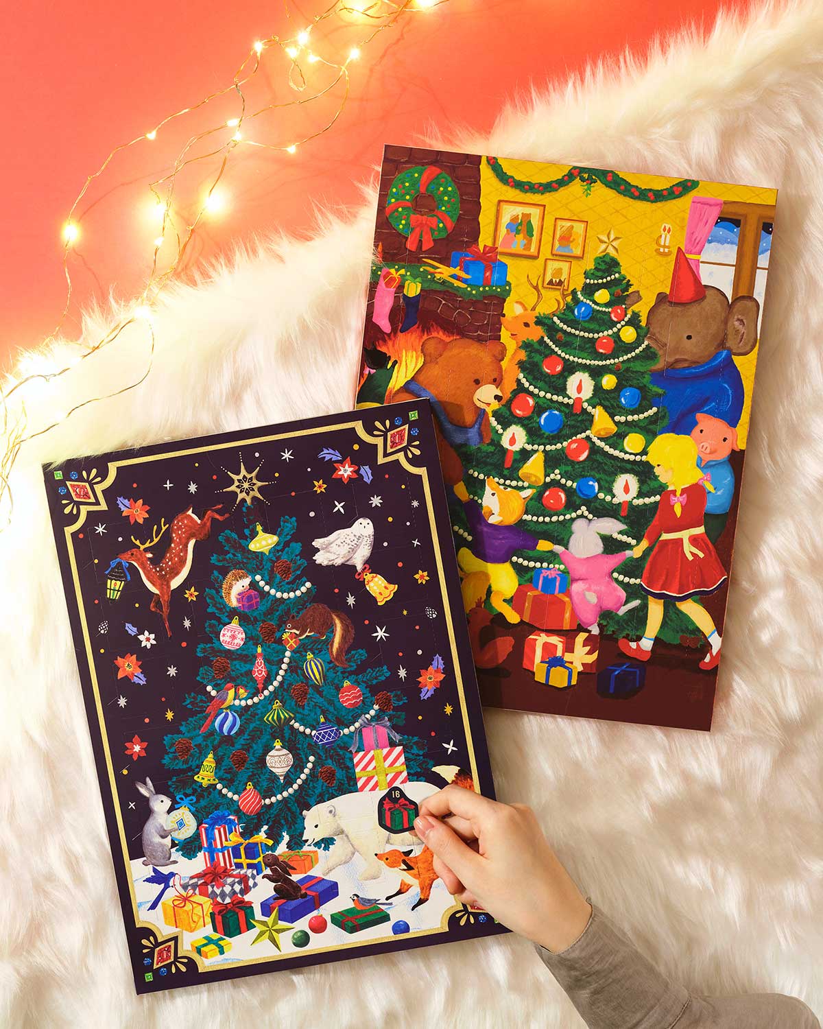 「オリジナル チョコカレンダー 森のクリスマス/クリスマスの夜」（375円）