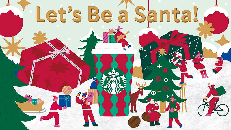 2022年ホリデーシーズンのテーマは「Let’s Be a Santa（みんなでサンタになろう）」