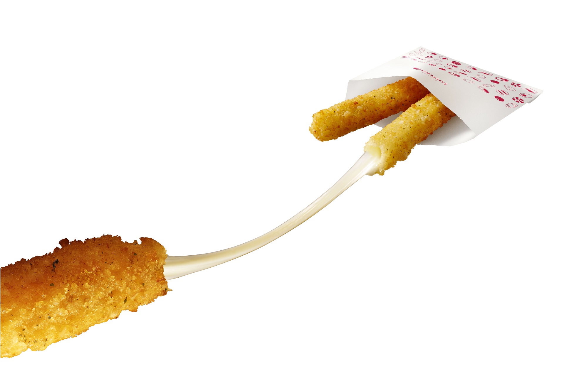 のび～るチーズスティック（2本入り）（通常220円）