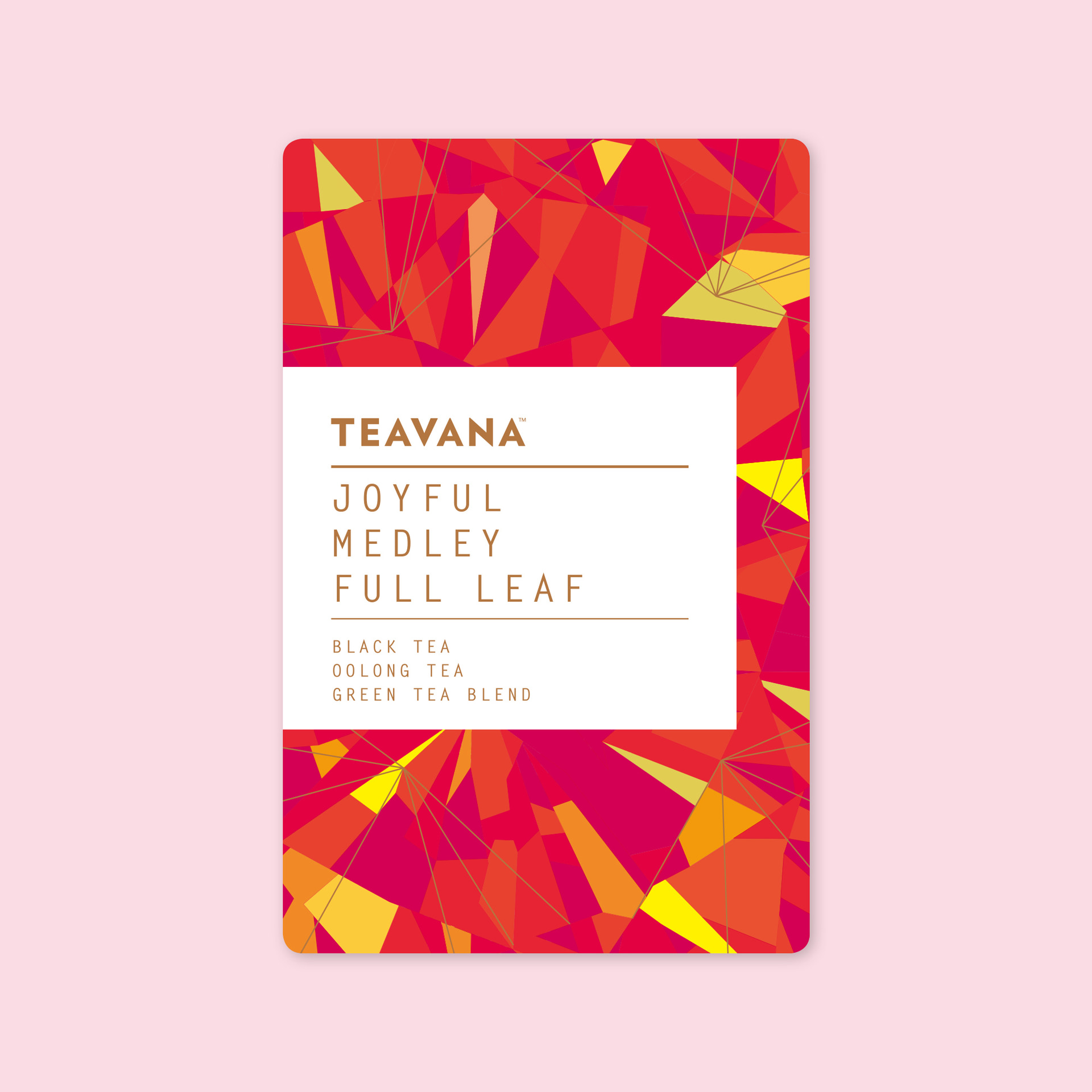 「ジョイフルメドレー フルリーフ」はブラックティー、爽快かつほのかに香ばしさを感じるウーロン茶、花を思わせるジャスミンティーの3つのキャラクターのティーと、マンゴーやパパイヤ、マリーゴールドの花びらをブレンドしたもの