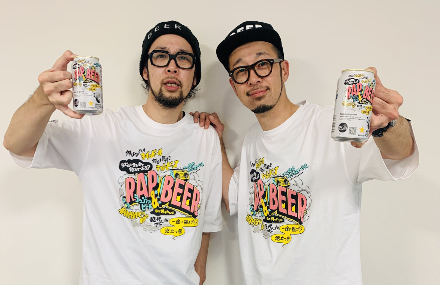 ラッパーグループ P.O.P 兄 上鈴木タカヒロさん（右）/弟 上鈴木伯周さん（左）