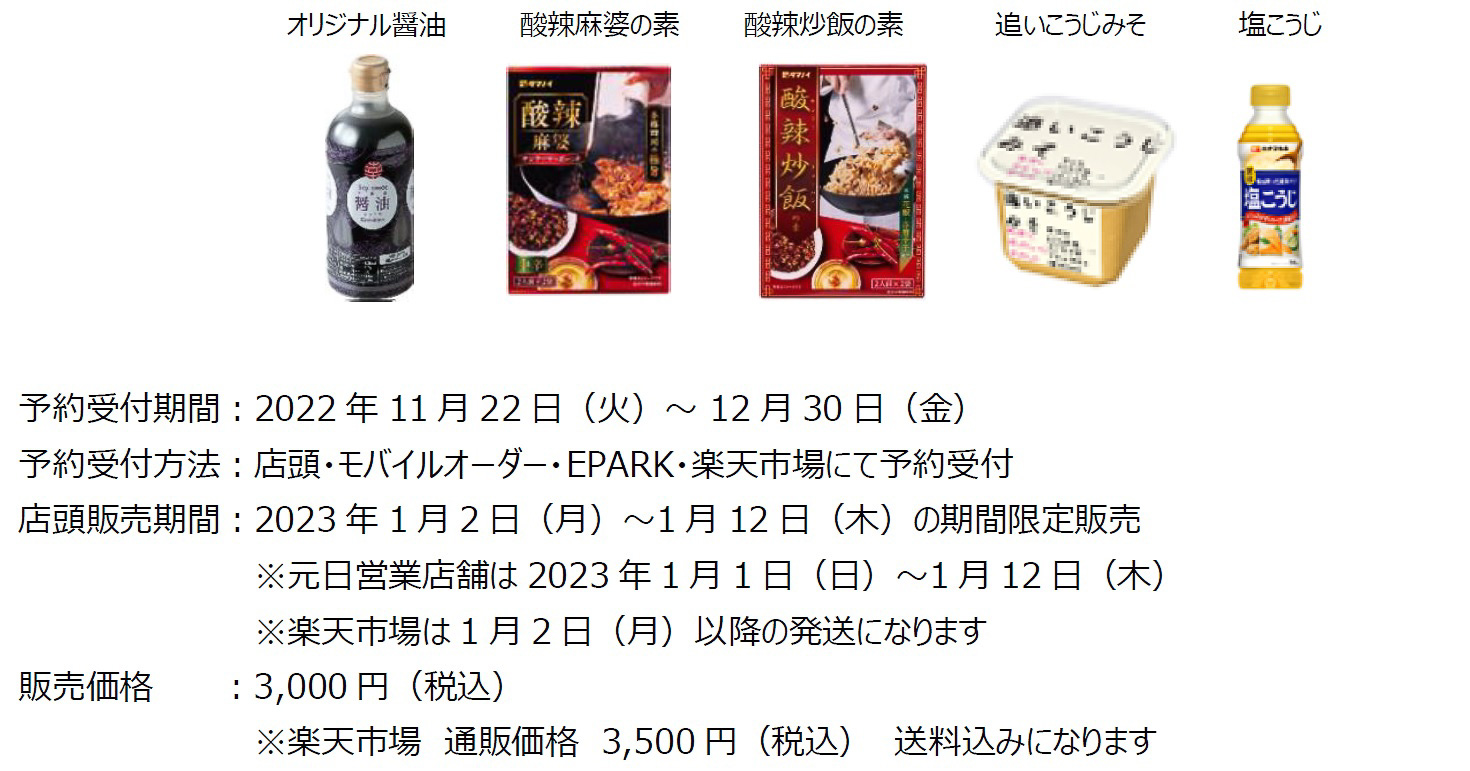 2023年の幸楽苑の福袋