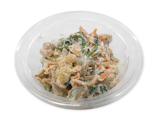 「季節の白和え 京菊菜とくるみ」（240円）