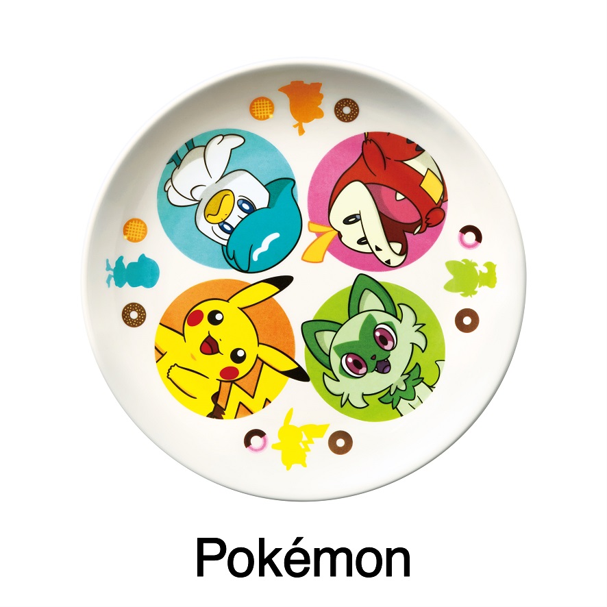 ミスド ポケモン キッズセット」のグッズ「ポケモン メラミンプレート