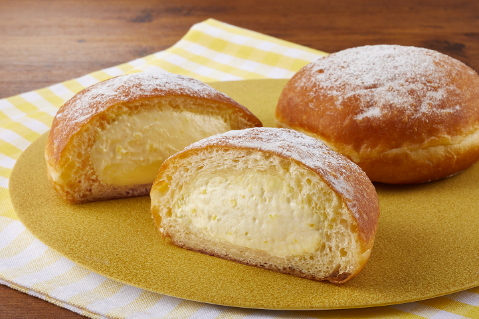 ローソン「クリームドーナツ（小田原市産みかん入りクリーム）」