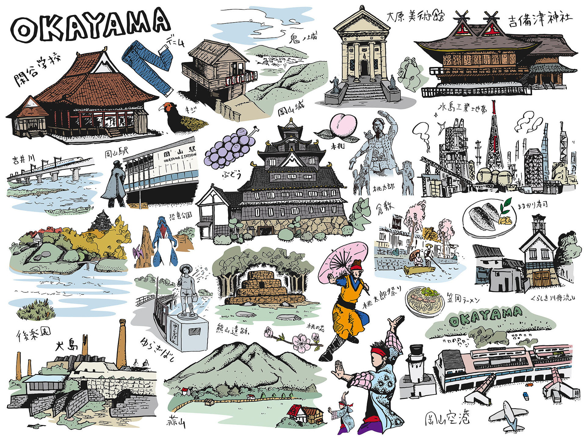 同じ岡山発祥の2社がコラボ