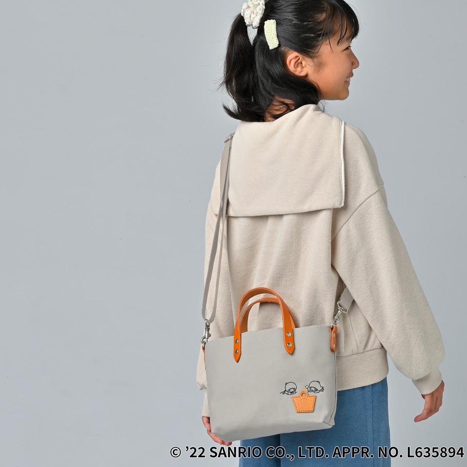 カワニシカバン　minimon サンリオコラボ　ハローキティ サンリオ「ハローキティ」「リトルツインシスターズ