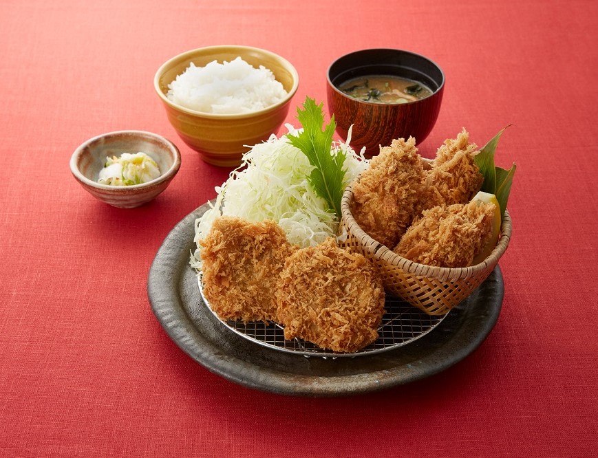 広島の牡蠣フライとヒレかつ膳