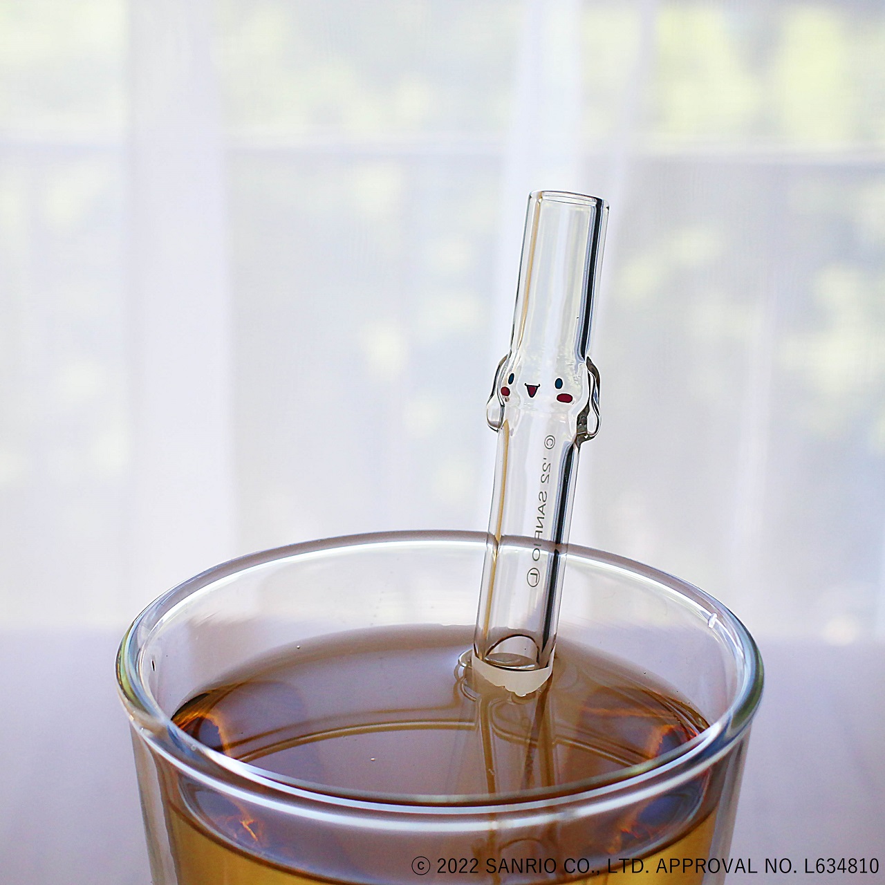 シナモロール ガラス製マイストロー