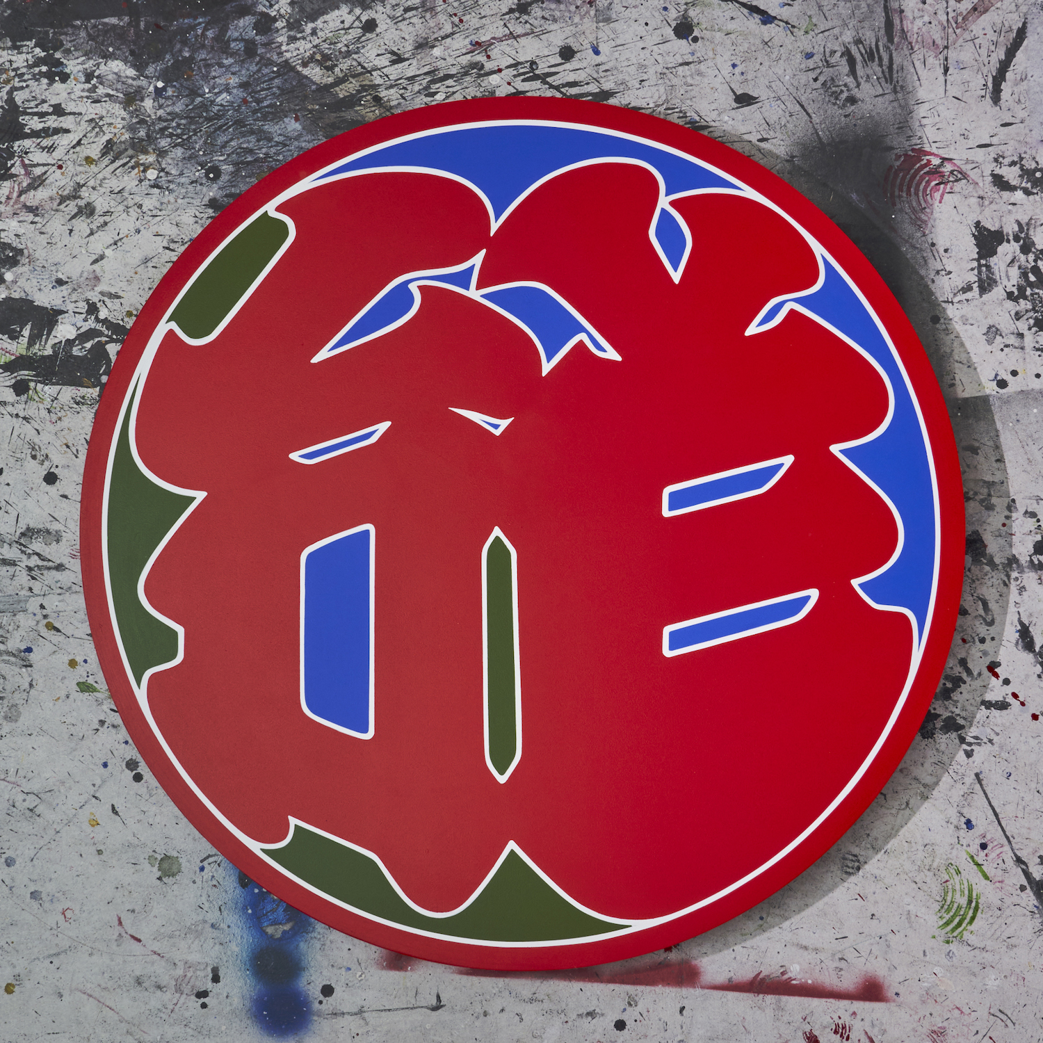 SNEAKERWOLFは、アルファベットを組み合わせた江戸文字をポップアートやグラフィティアートのテクスチャーを用いて表現した作品シリーズ「Kanji-Graphy/カンジグラフィ」シリーズで人気を獲得してきた