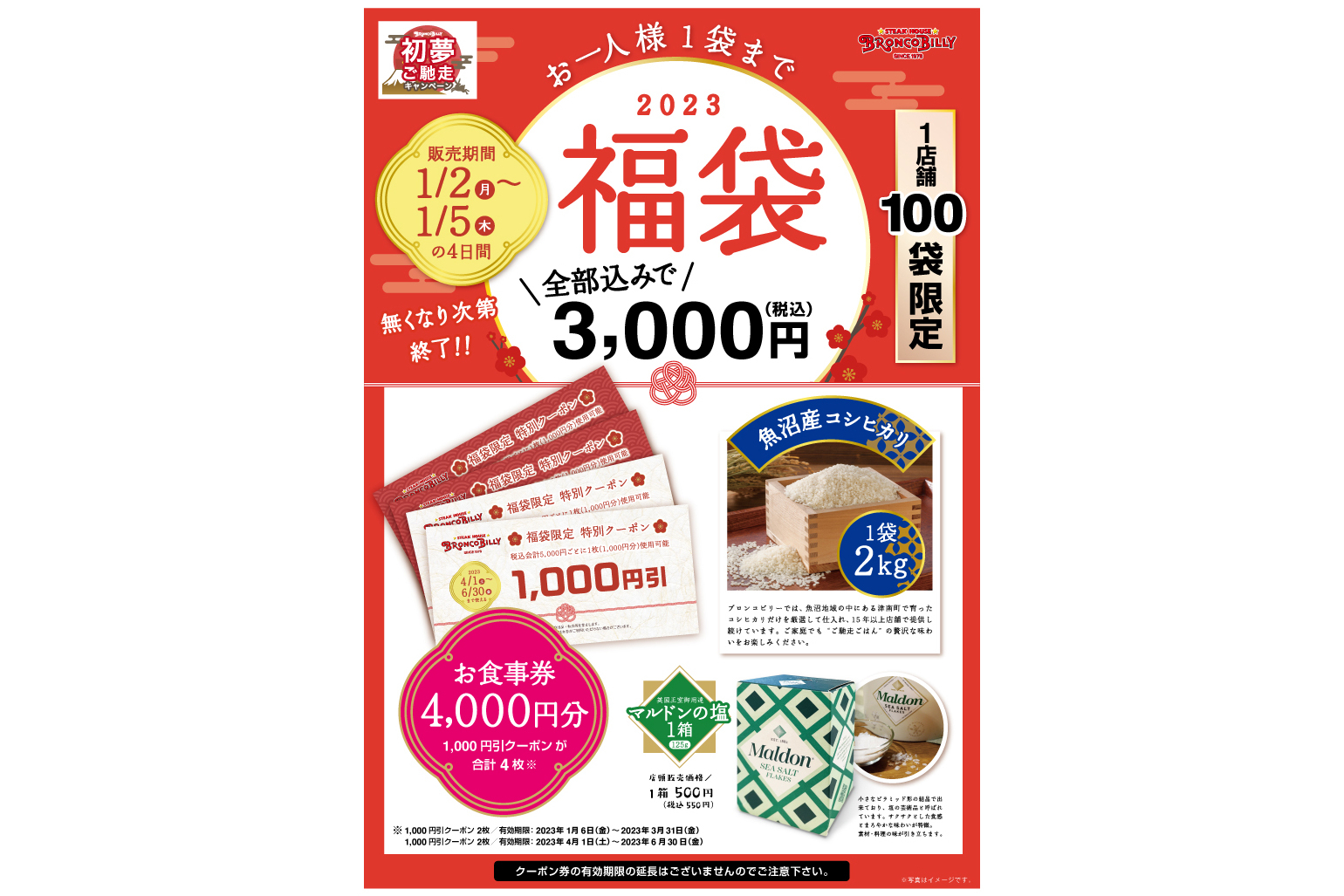 ブロンコビリー福袋2023