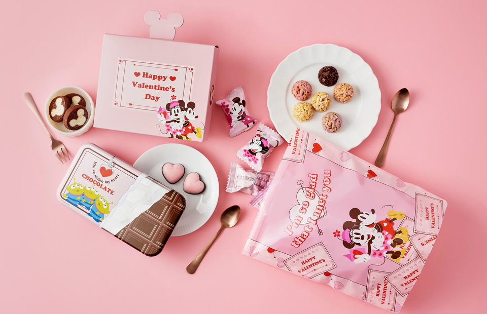 ゴディバ×ディズニー「ミッキー＆ミニー」、バレンタインの